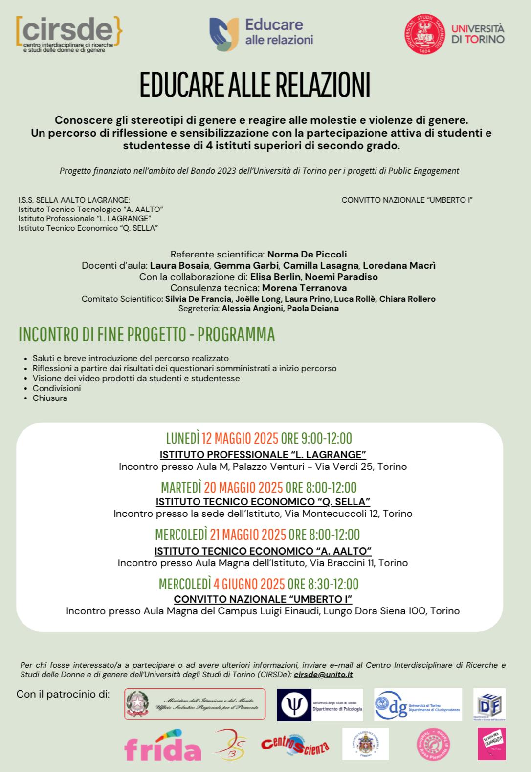 EDUCARE ALLE RELAZIONI