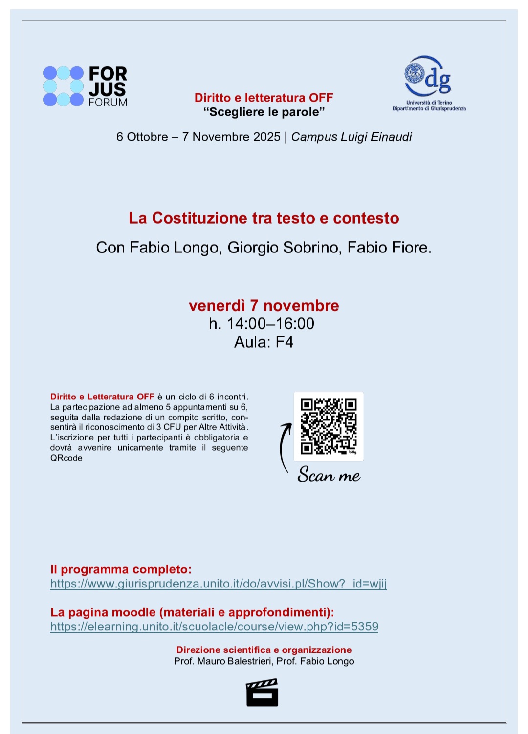 Diritto e letteratura OFF-“Scegliere le parole”