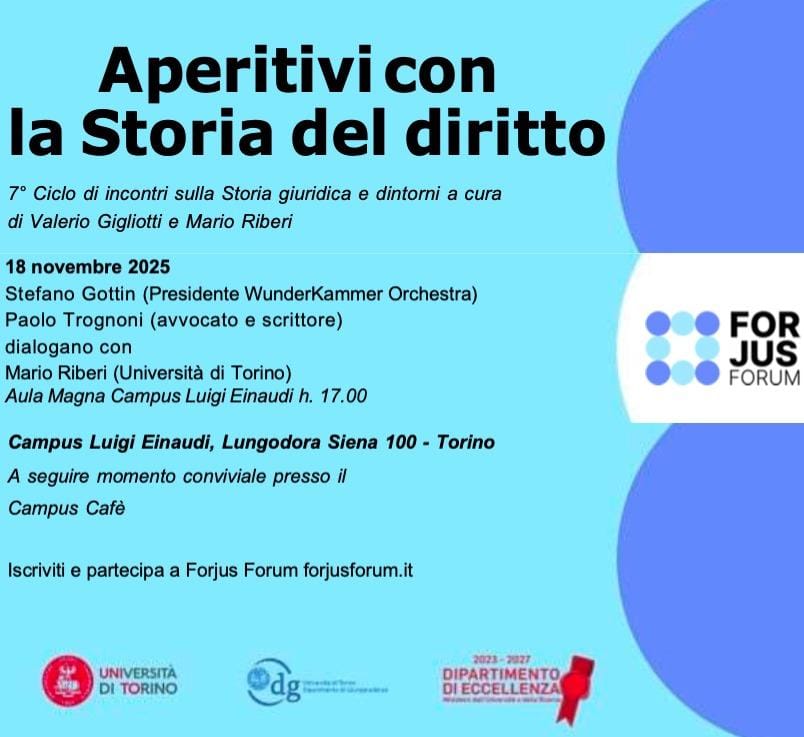 Aperitivi con la Storia del Diritto